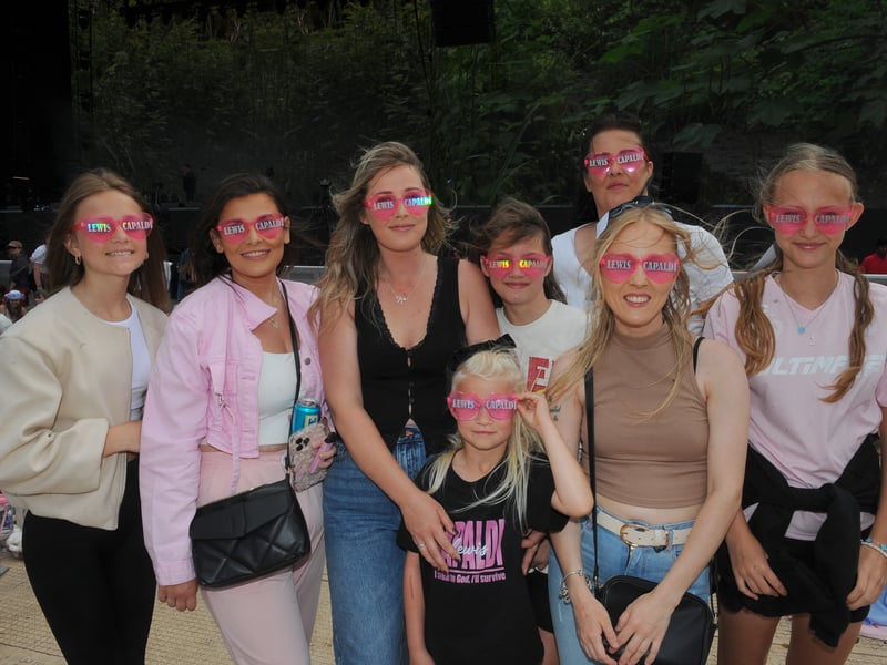 Lewis Capaldi glasses for this group from Newcastle