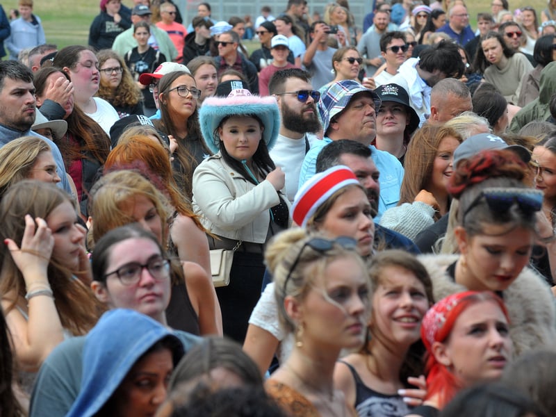 Some very impressive hats were on display at Roundhay Festival on Day 2 