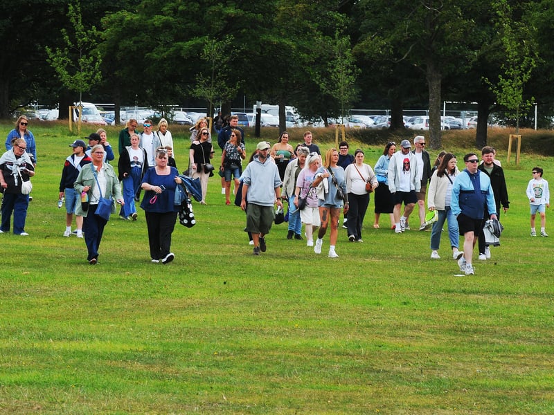 People flock to the festival in Leeds on day two
