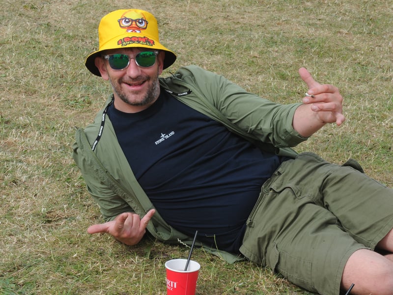 Just chilling at Roundhay Festival