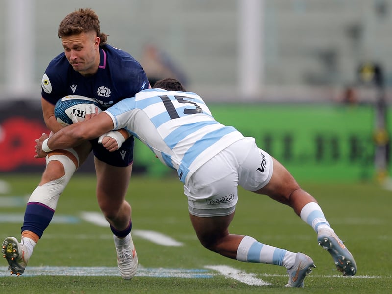A breath-taking run to within a few feet of the try line before being brough down but his 20-metre gain set up Schoeman to charge over from close range for second try. Finished off a superb individual performance with a try backing himself on the outside.