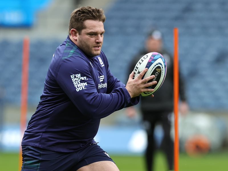Hobbled off injured after just 13 minutes but not before helping Scotland win a scrum penalty in their own 22.