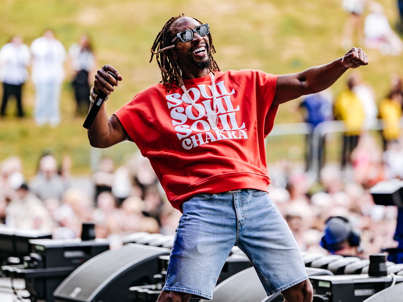 Rapper Lil Jon was also part of the Friday line-up at Roundhay Festival