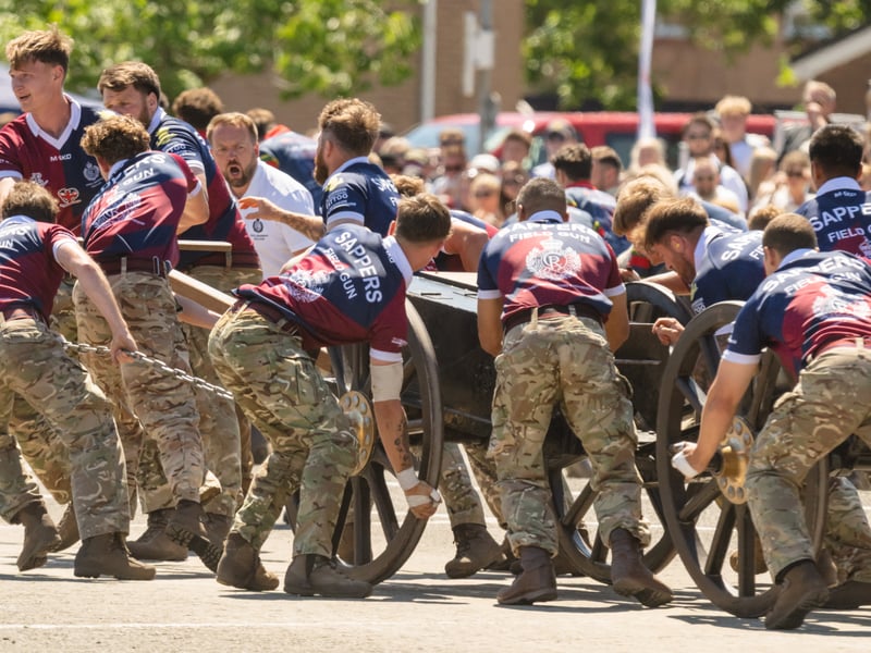 HMS Collingwood held it s annual open day featuring the Brickwoods fieldgun competition

The Sappers