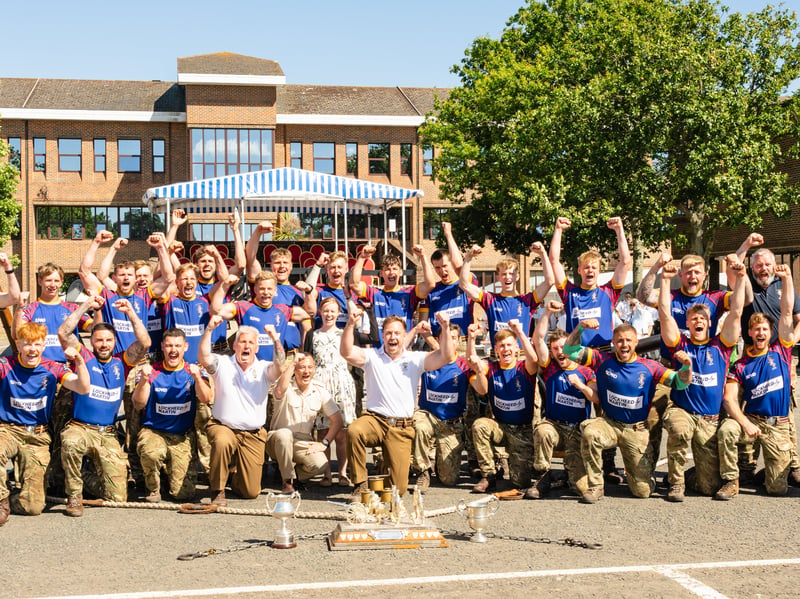 HMS Collingwood held it s annual open day featuring the Brickwoods fieldgun competition
REME Celebrate their win