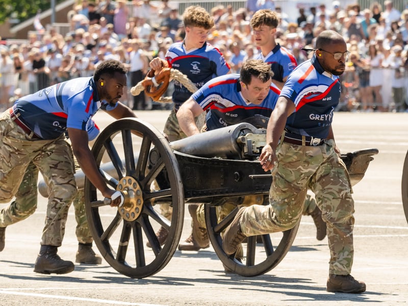 HMS Collingwood held its annual open day featuring the Brickwoods fieldgun competition 
RAF Cosford