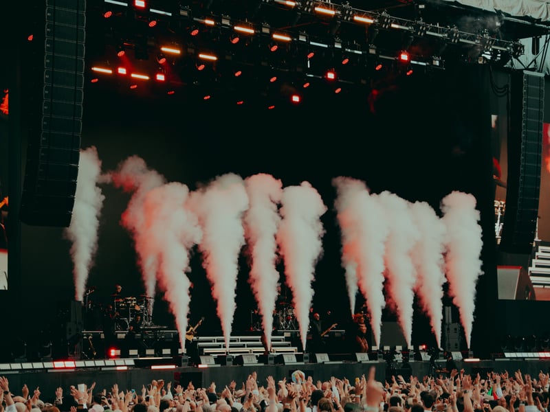 The crowd during Pitbull's Roundhay Festival set