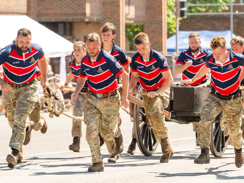 HMS Collingwood held its annual open day featuring the Brickwoods fieldgun competition