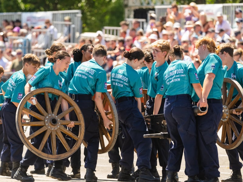 HMS Collingwood held its annual open day featuring the Brickwoods fieldgun competition
VCC Fieldgun Competition