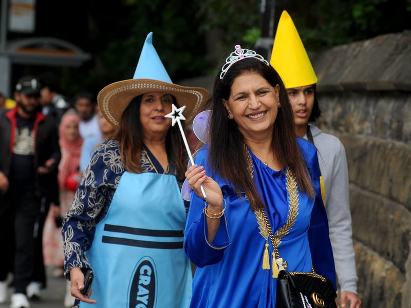 Colour us impressed with these costumes at the booze-free Otley Run fundraiser