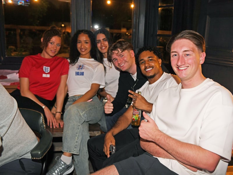 England fans prepare for a late night at the Beck and Call in Leeds ahead of the World Cup clash with Mexico.
