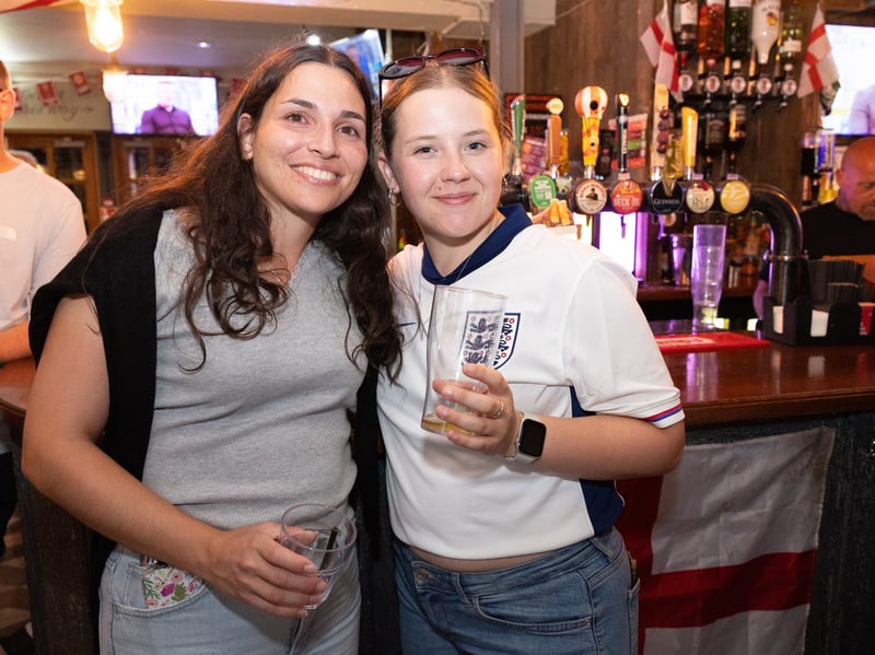 England fans at the Lord John Russell ahead of the kick off v Mexico.