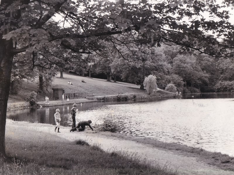 Where did the balmy days of summer go when paradise was a lake, a fishing rod, a jam jar a few 'doorstep butties' and a fizzy bottle of pop? Pictured in June 1980.