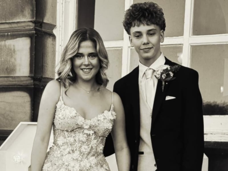 Noah Wragg and Ruby, Wath Academy.