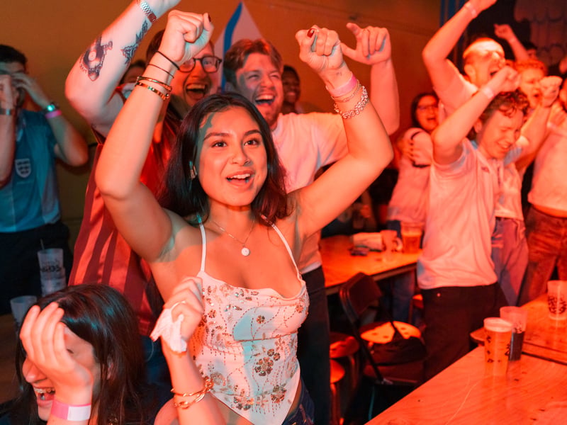 After a strong start England number 10 Jude Bellingham grabbed the first goal on 36 minutes to send pubs around the country into celebration.