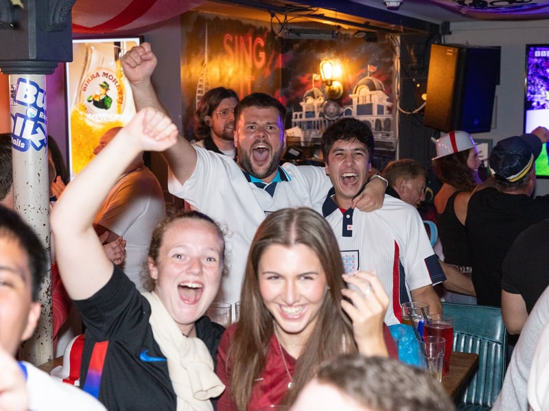 Fans at Lord John Russell were put through the wringer as England battled away to a historic victory against Mexico.