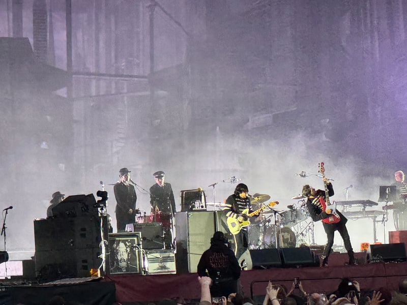 The band played seminal album The Black Parade from start to finish.