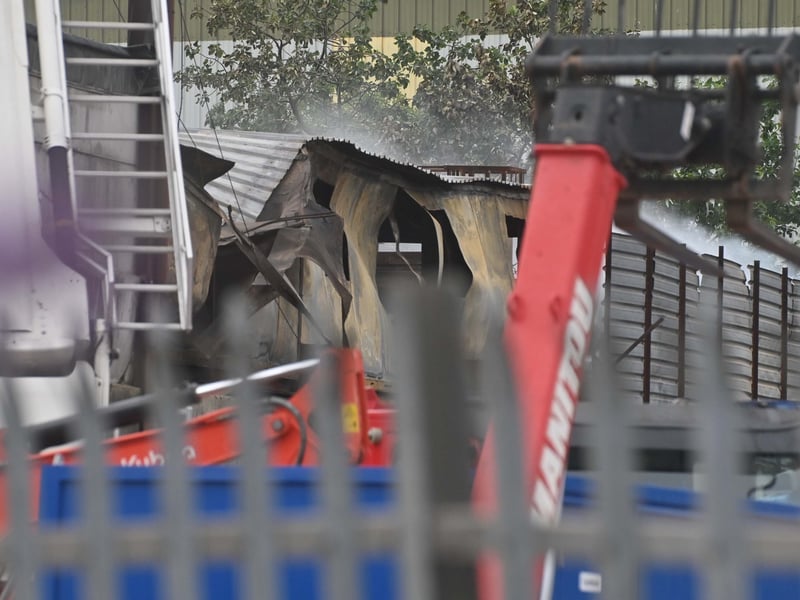 9 striking photos show devastation caused by Wolverhampton firm fire ...