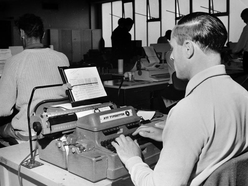 Hard at work at the printworks in Ketley, a gentleman carefully operates an ATF Typesetter, likely around 1966. This fascinating behind-the-scenes photograph captures the early days of phototypesetting technology that helped launch the newspaper in the mid-1960s. It offers a wonderful insight into the skilled craftsmanship and dedication that brought the local news to thousands of readers across the county every day. Do you remember working in the print industry in Ketley, or do you recall the early days of the Shropshire Star in the 1960s?