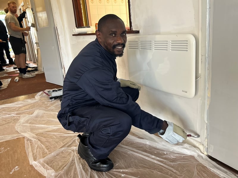 Royal Navy trainees from HMS Sultan get to work at one of three Gosport Scout Groups supported during the base’s annual INSET Day community outreach programme.