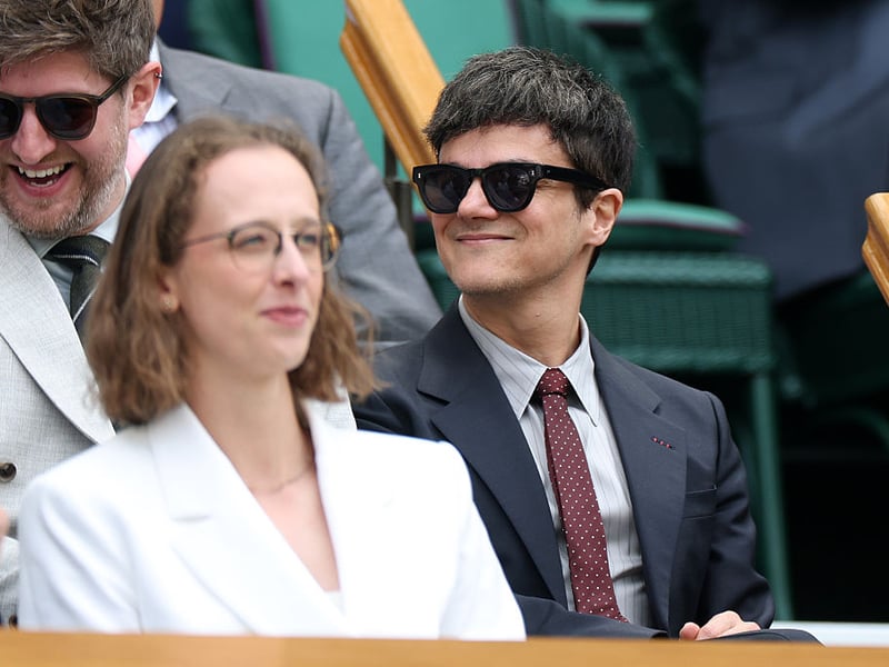 Singer Jamie Cullum was spotted in the Royal Box on the second day of play.