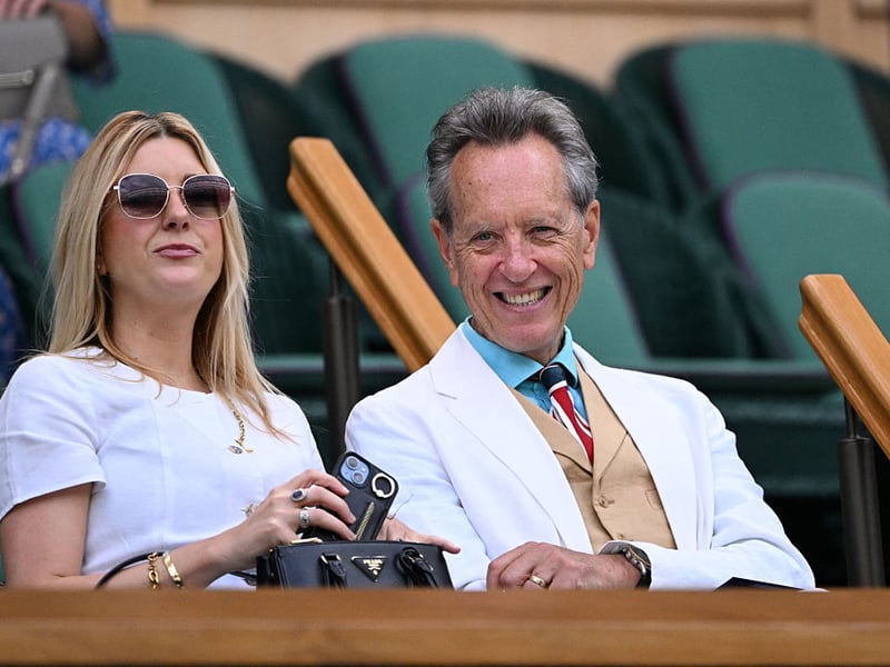 Oscar-nominated actor Richard E. Grant seemed very much in his element in the Royal Box.