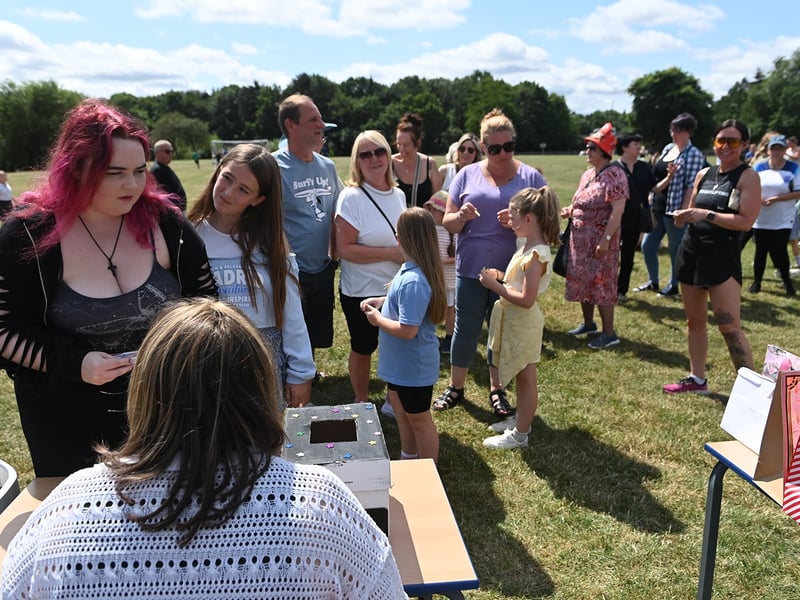 There were lots of prizes to be won.