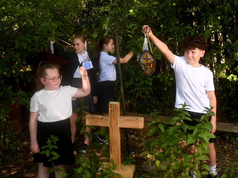 The school hopes the hidden finds will spread joy across the community