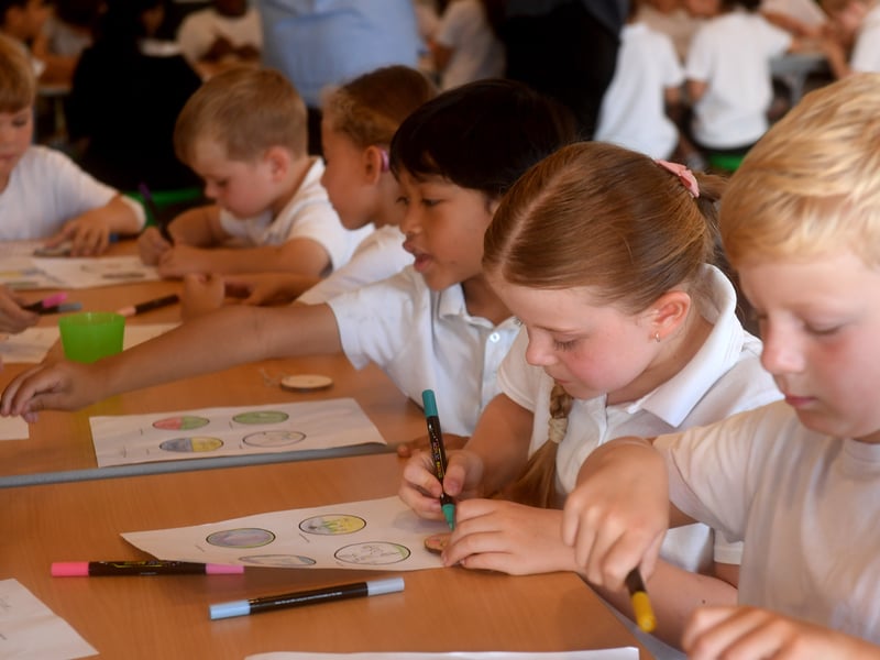 Every class is also creating a time capsule, which will be buried for future generations to discover