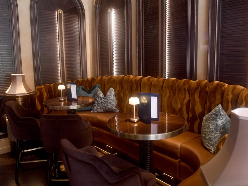New features include a stylish cocktail bar and lounge area.