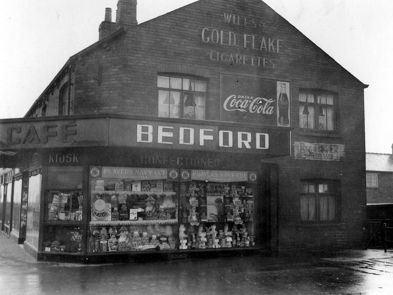 Bedfords confectioners on Middleton Park Road in December 1938.