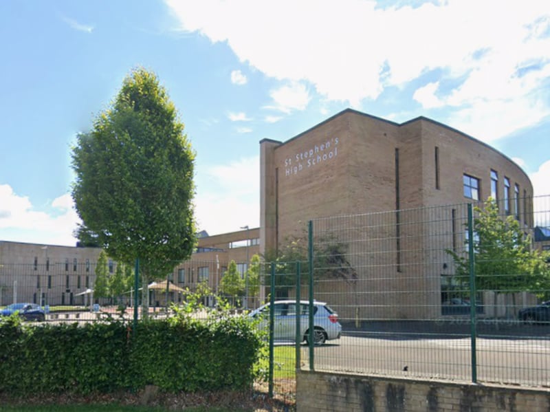 At St Stephen's High School, in Port Glasgow, 40 per cent of pupils leave school with a minimum of five Highers. Of the secindary's 537 pupils, 65.2 per cent are from 'deprived' families.