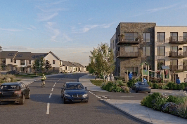 The planned housing estate at Baunoge in Loughrea