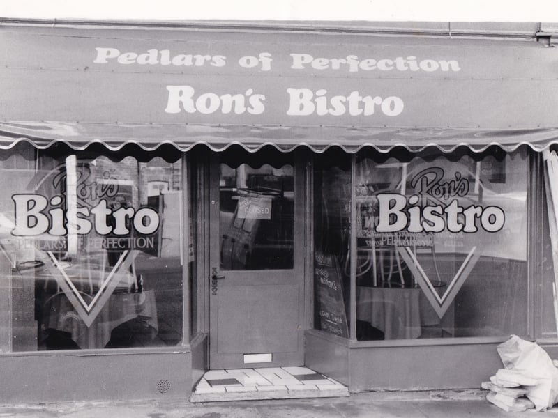 Did you eat here back in the day? Ron's Bistro on North Lane pictured in March 1985.