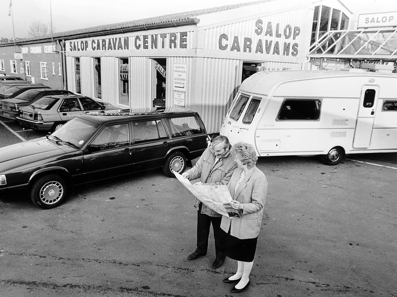 Before online bookings and holiday searches at the click of a button, choosing a caravan was all part of the excitement. This January 1992 scene at Salop Caravan Centre in Shrewsbury captures a time when family adventures often began with a trip to the showroom. Do you remember those days?
