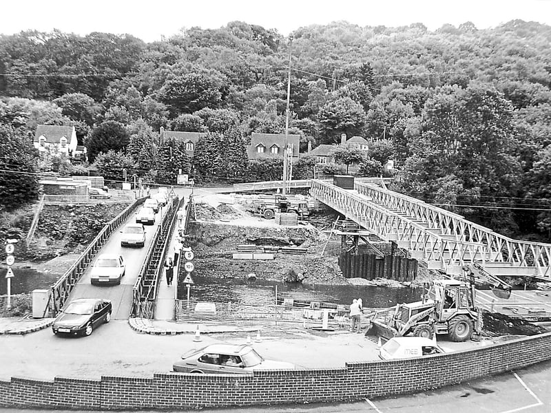 Before the new bridge changed the view forever, the old Free Bridge at Jackfield stood as a well-known landmark on the River Severn. This photograph from July 1993 captures the final days of a bridge many local people will remember. Did you ever cross it?