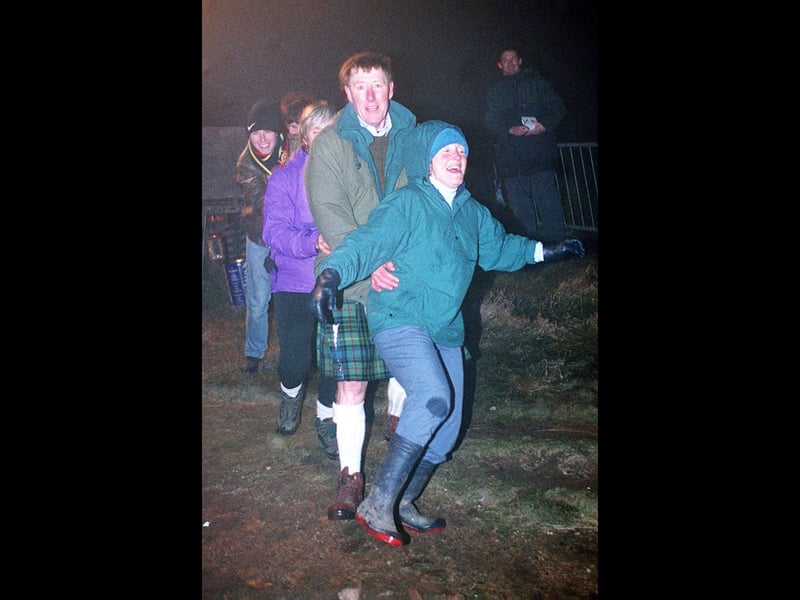 A scene that could only belong to New Year’s Eve 1999 - revellers congaing across The Wrekin as Shropshire welcomed the new millennium. Thousands gathered for a night of celebration, anticipation and unforgettable memories. Do you remember where you were when the clocks struck midnight?