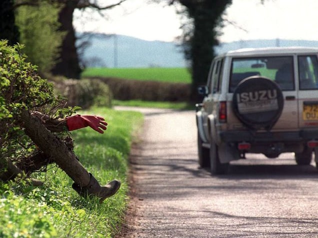 It fooled drivers, puzzled passers-by and even sent a Shropshire Star photographer looking for someone to ask directions. This quirky wooden figure beside the B4365 at Culmington became an unexpected local talking point in 1996. Did it catch you out?