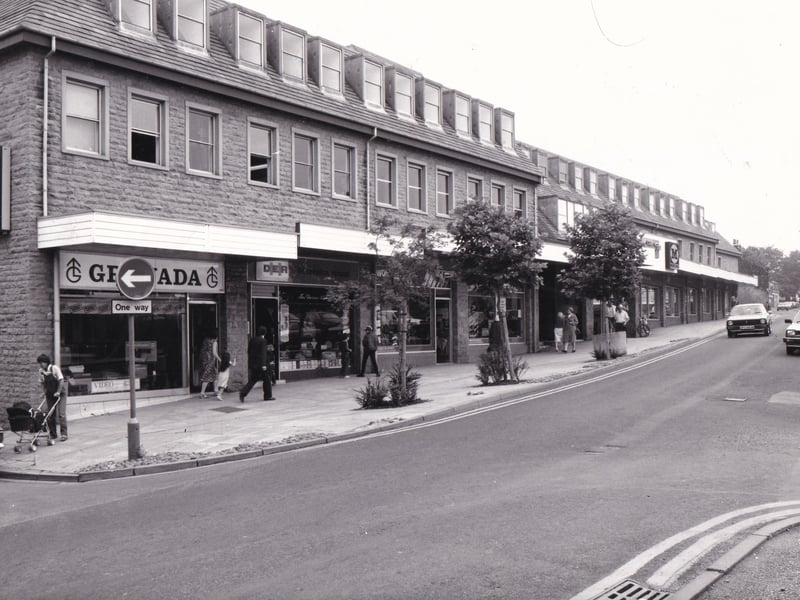 Horsforth Town Street pictured in December 1988.