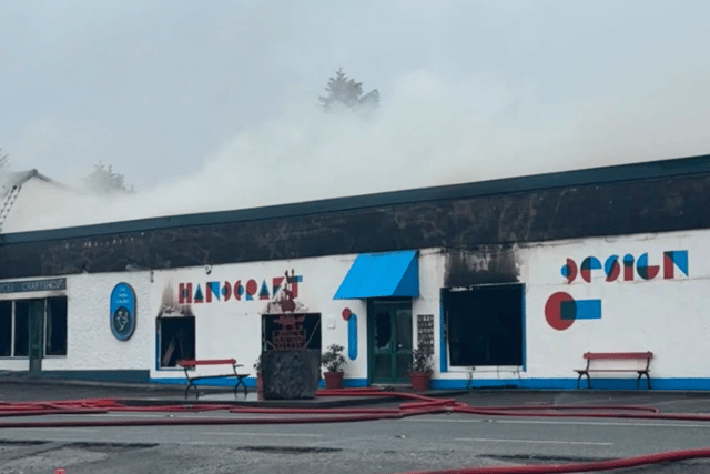 The fire at Joyce's Craft Shop in Recess has been put out