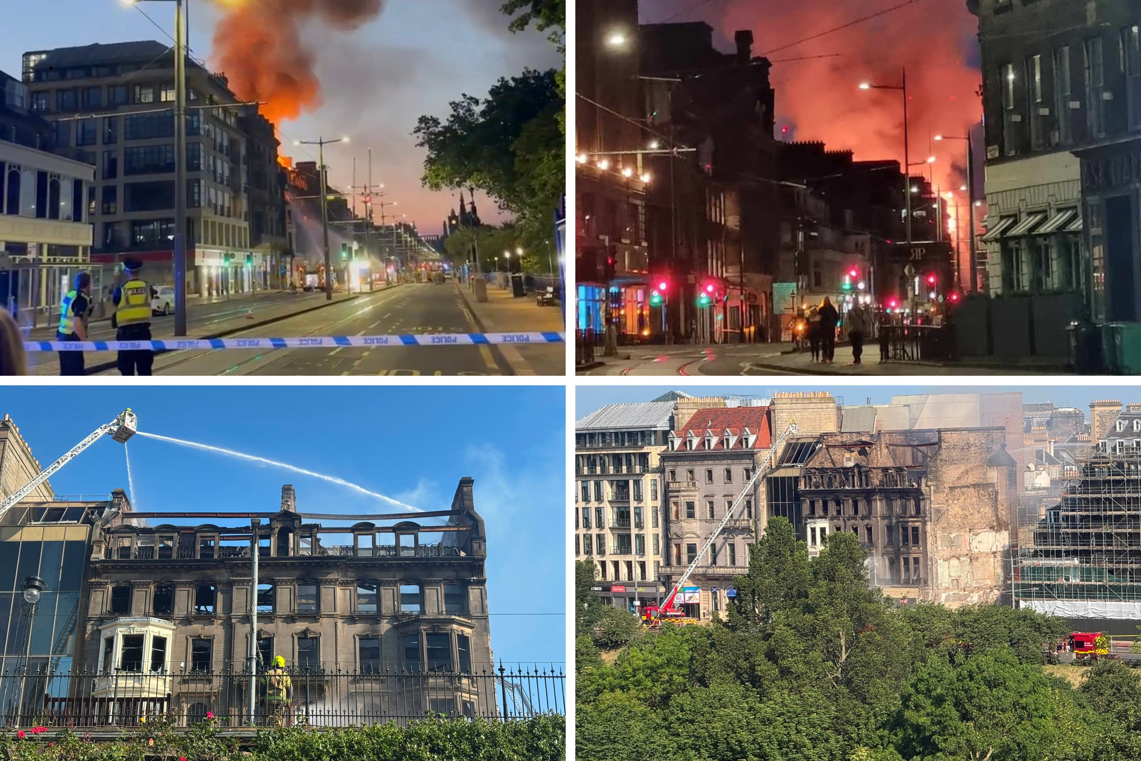 Princes Street Fire in Pictures: Here are 13 photos of the blaze in the ...