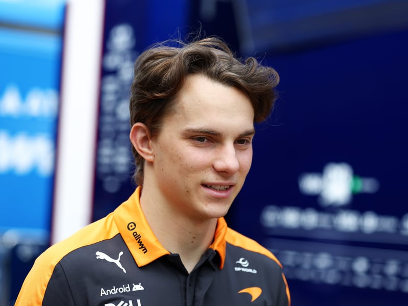292 babies in the Yorkshire region have been given the name Oscar. Pictured here is Formula One driver Oscar Pisatri, who drives for McLaren.