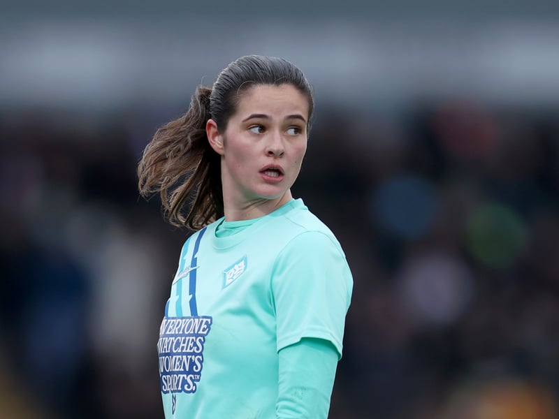 In joint fourth position is Freya. Pictured here is Freya Godfrey, a footballer for Arsenal Women.