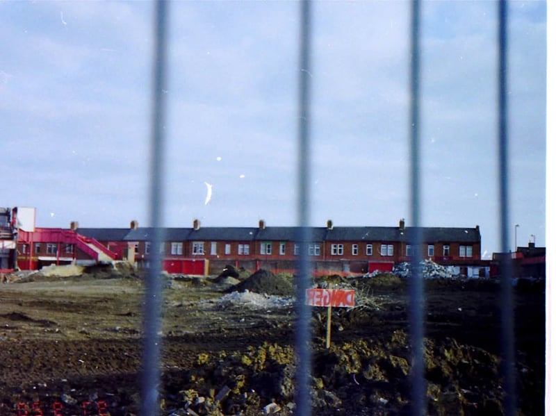 How the public would have seen the work unfold as Roker Park was demolished.