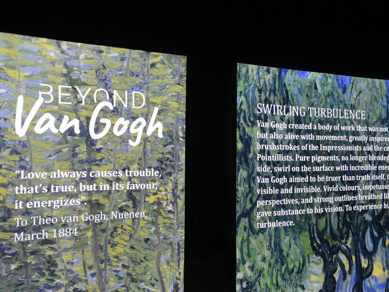 The show lasts one hour and runs from 10am - 6:30pm Monday-Wednesday, Saturday & Sunday and 10am - 7:30pm Thursday & Friday. Tickets are priced from £16-£45 across a range of experiences and under 3s go free from https://www.beyondvangogh.co.uk/city/newcastle