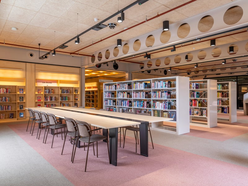 Culture House is now the new home for City Library, which has gone from one room at the Winter Gardens (where it relocated after the Fawcett Street library closed) to this new purpose-built space, which houses more than 40,000 books.