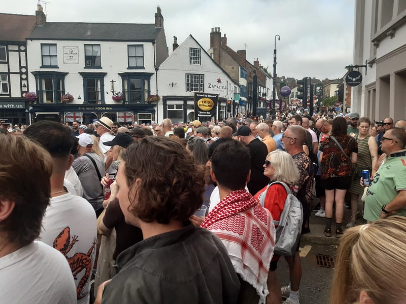 Around 200,000 people were expected to attend the event.