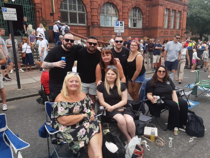 Crowds lined the streets for the annual parade.