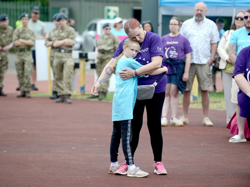 Emotions were running high at the final Relay for Life