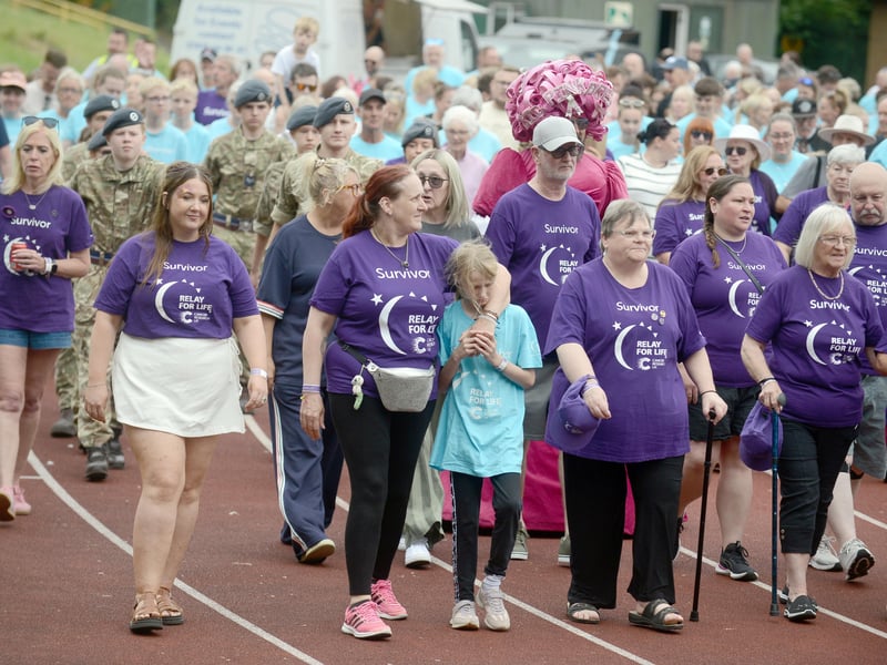 A number of the participants have won their own battle with cancer.
